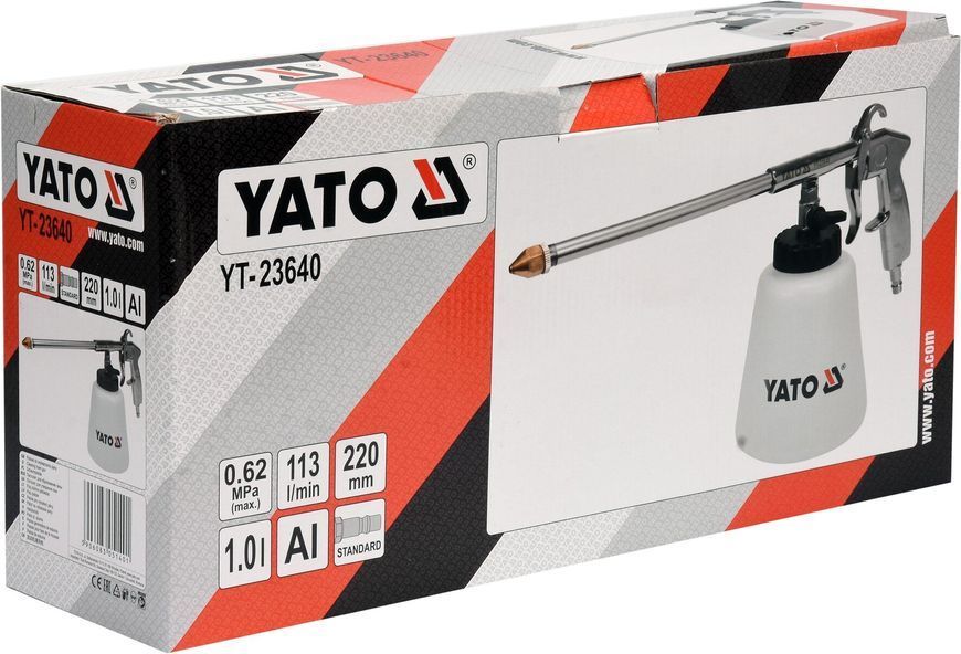Пневматичний пістолет для піни 1 л YATO YT-23640 YT-23640 фото