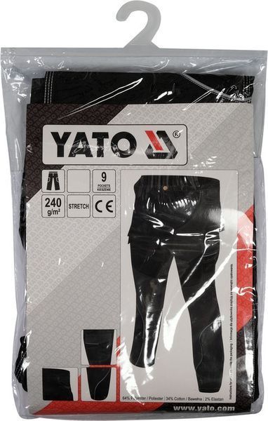 Робочі штани з світловідбиваючими вставками YATO YT-79441 розмір M YT-79441 фото