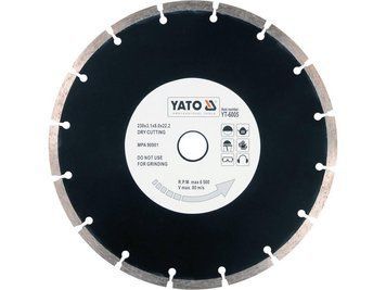 Алмазний диск сегментований 230 мм YATO YT-6005 YT-6005 фото