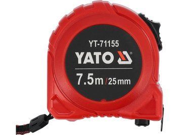 Рулетка рулонна зі сталевою стрічкою 7.5 м х 25мм YATO YT-71155 YT-71155 фото