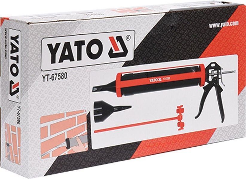 Пістолет для затирання швів зі змінними насадками YATO YT-67580 YT-67580 фото