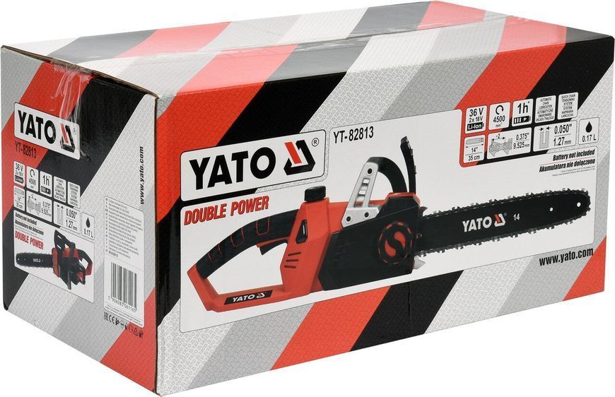 Акумуляторна пила ланцюгова 14" YATO YT-82813 YT-82813 фото