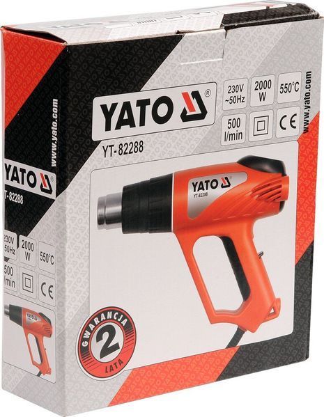 Фен технічний 2000 Вт YATO YT-82288 YT-82288 фото