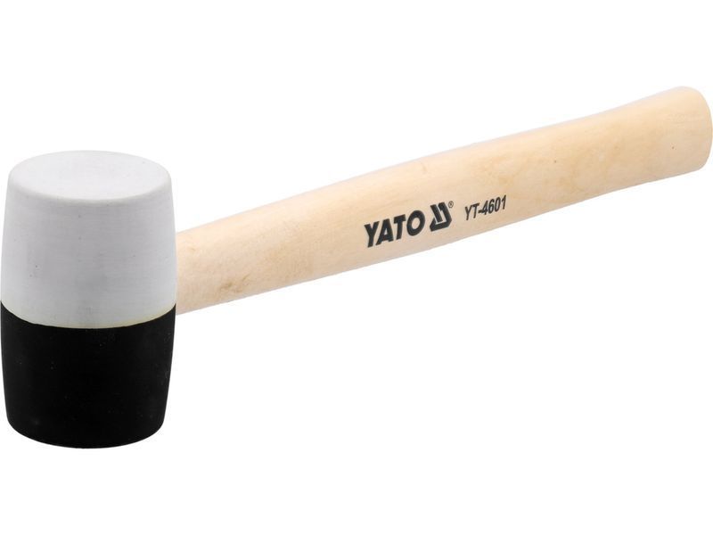 Гумовий молоток із дерев'яною ручкою 340 г YATO YT-4601 YT-4601 фото