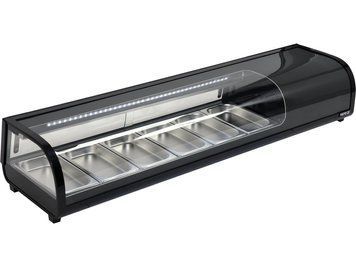 Холодильна вітринна шафа 6x1/3GN 153x42.5x29.5 мм YATO YG-05002 YG-05002 фото